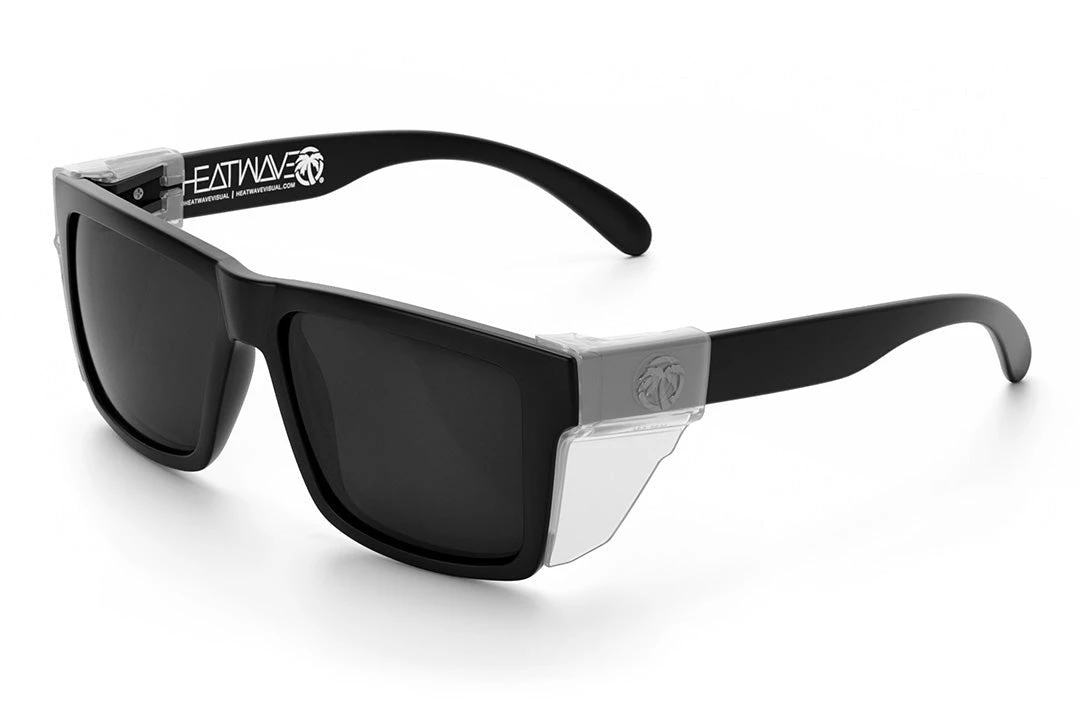 VISE Z87 Sunglasses Black Frame: Black Lens - Image 11