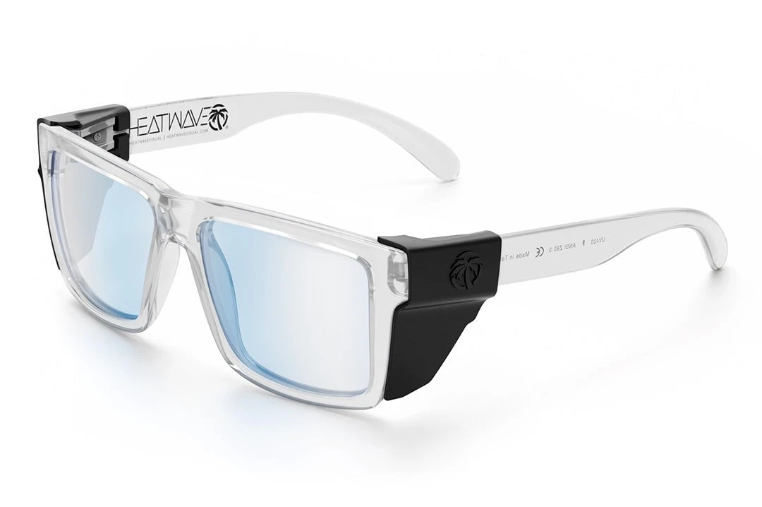 VISE Z87 Sunglasses Vapor Clear Frame: Blue Light Blocking Lens - Image 3