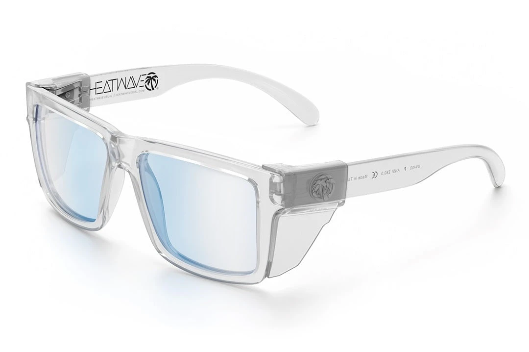 VISE Z87 Sunglasses Vapor Clear Frame: Blue Light Blocking Lens - Image 5