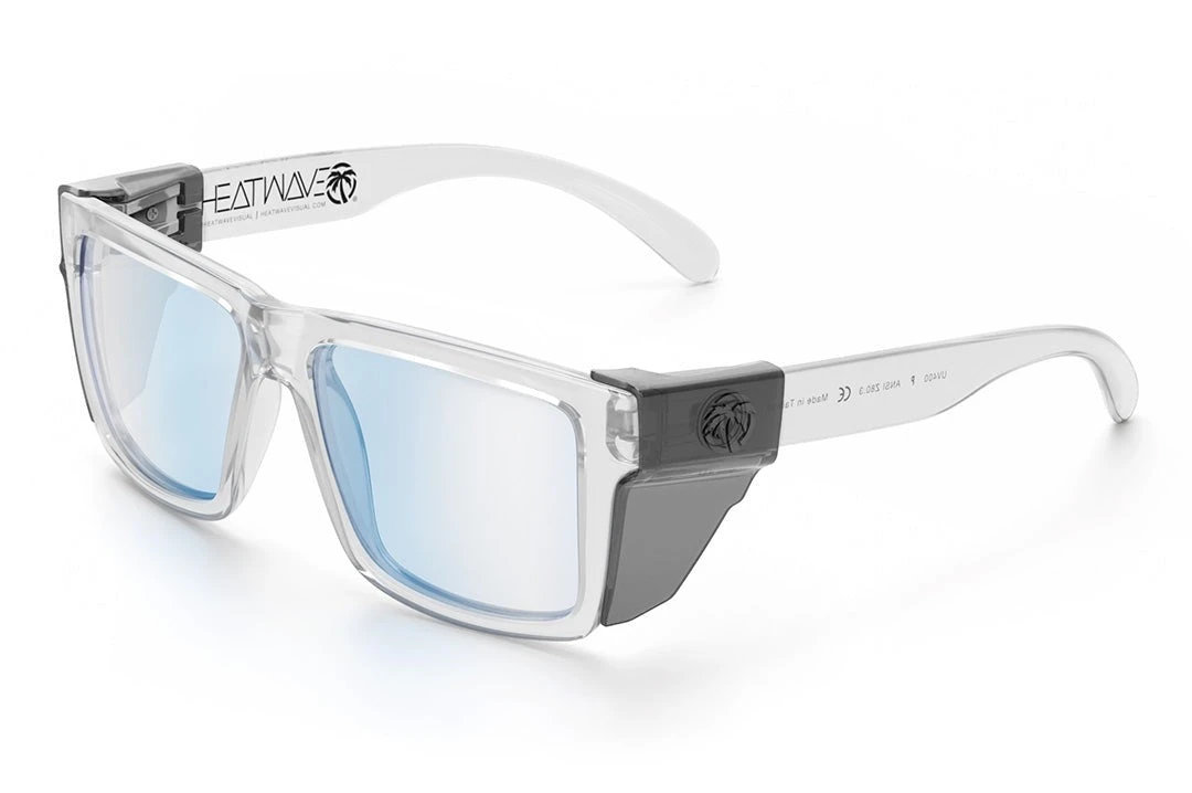 VISE Z87 Sunglasses Vapor Clear Frame: Blue Light Blocking Lens - Image 4