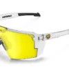 Future Tech Sunglasses: Vapor Clear Frame Hi-Vis Yellow Lens Z87+