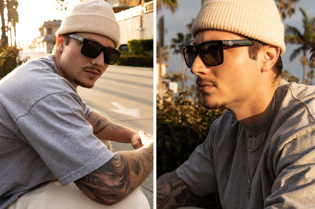 USA VISE Sunglasses: GLOSS BLACK - Image 2